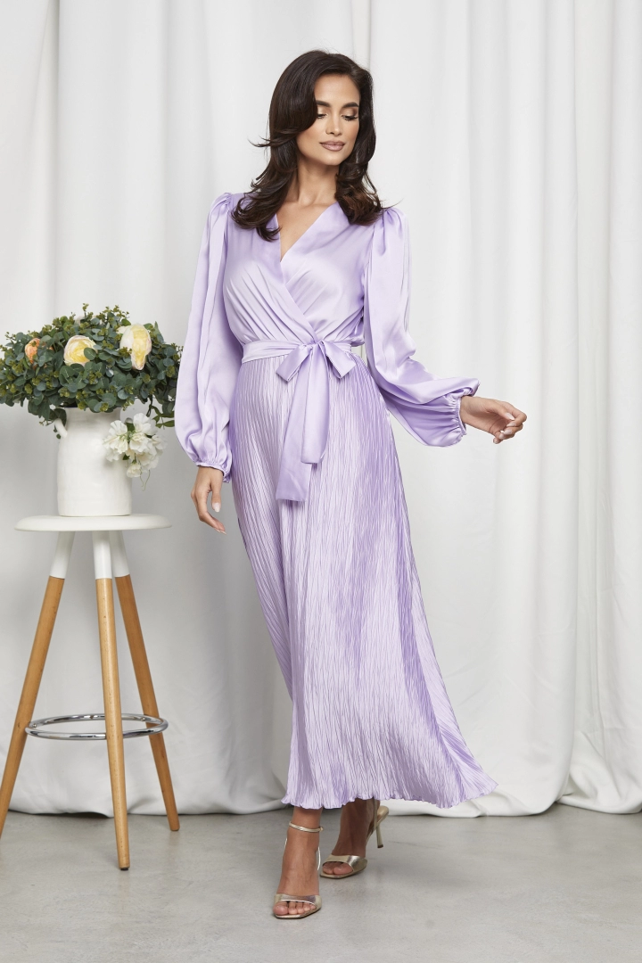 Rochie midi din satin Cerra