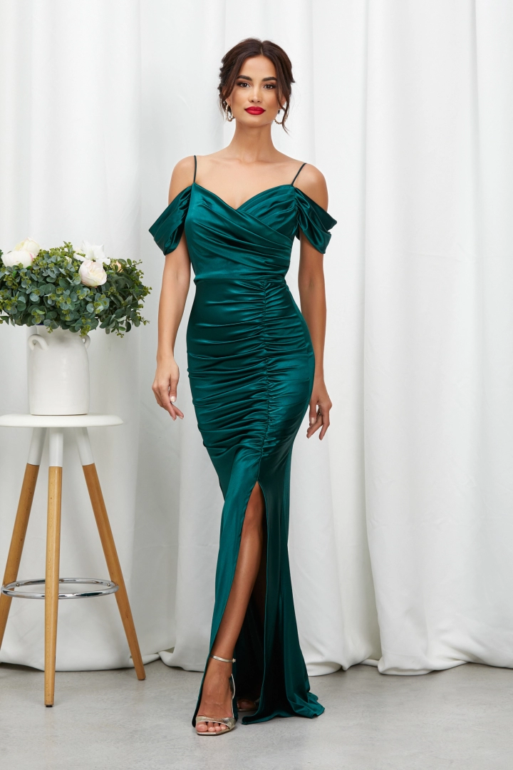 Rochie lungă Deseo Verde