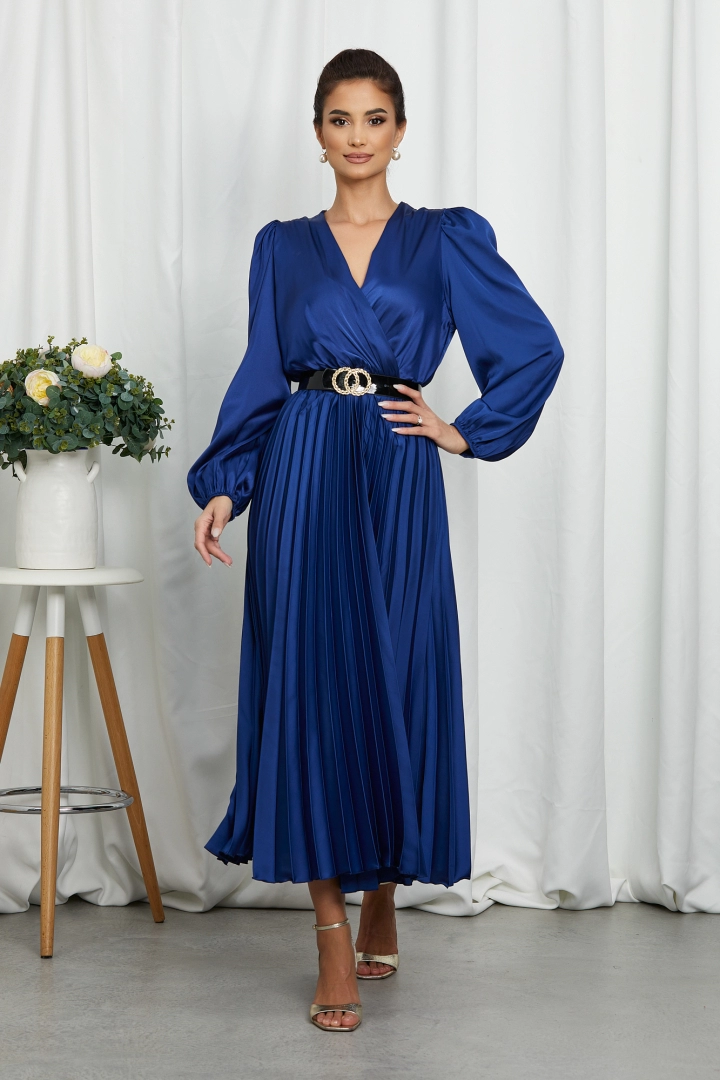 Rochie midi din satin Hillary